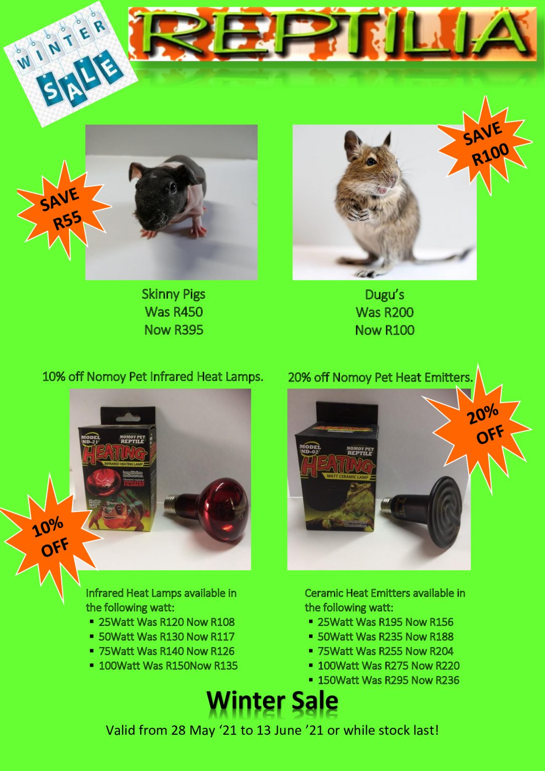 Specials Exotic Pet Store