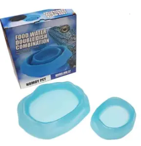 Food Water Double Dish Combination
