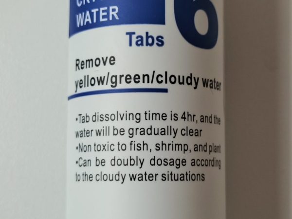 Dr Tank Tabs 6 Crystal Water