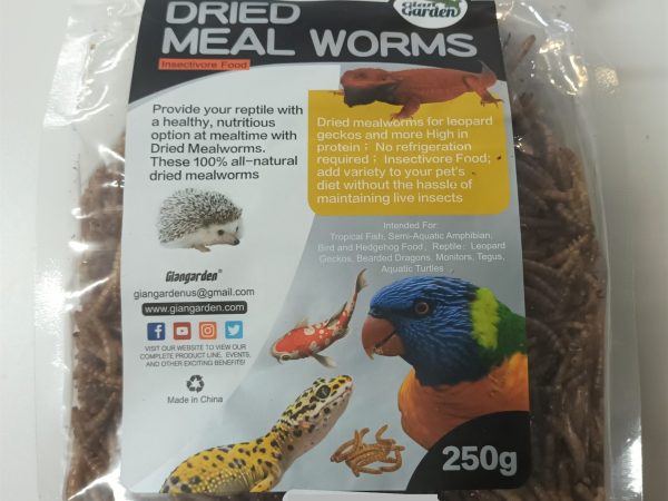Giant Garden Dried Mealworms 250g