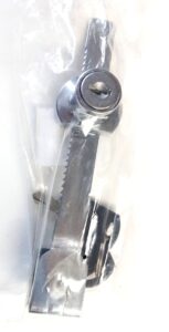 Glass sliding key lock