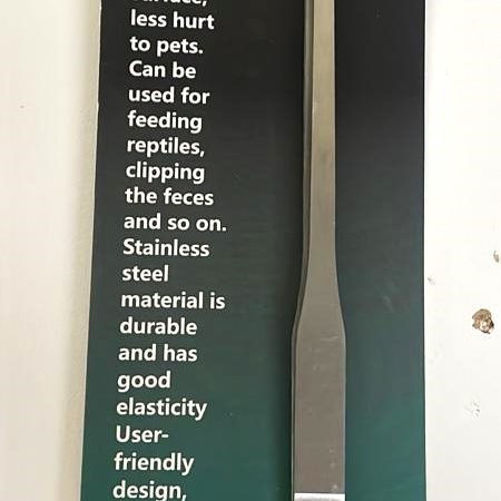Nomoy Pet Tweezer Straight Stainless Steel