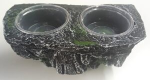 Resin Food And Water Bowl Double