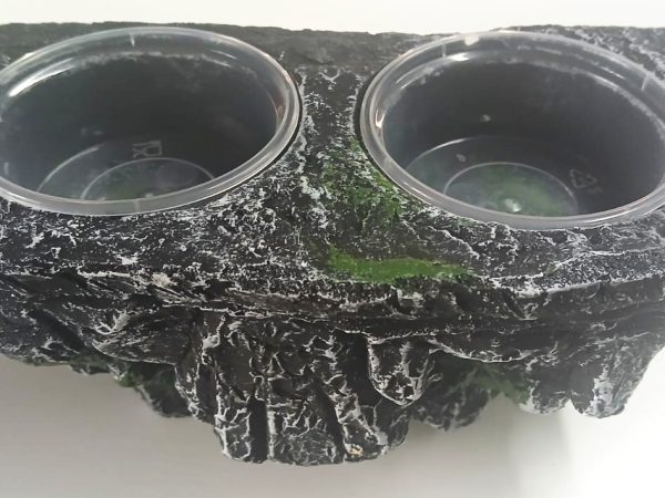 Resin Food And Water Bowl Double