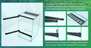 Large Arboreal - Double Slide - Vent 25x25x40CM