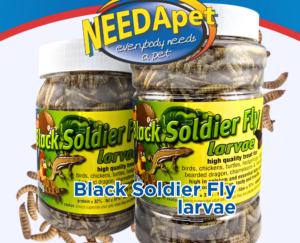Needapet Dried Black Soldier Fly Larvae