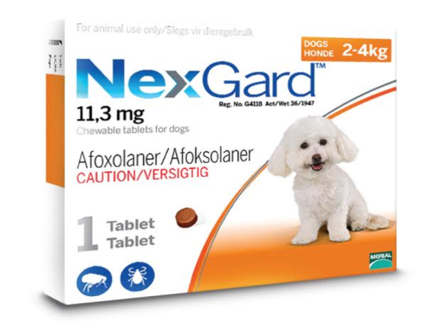 NexGard Chewable Tick & Flea Tablet for Dogs