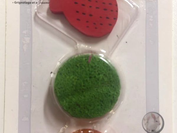 Pawise Wood & Loofah Pretty Toys